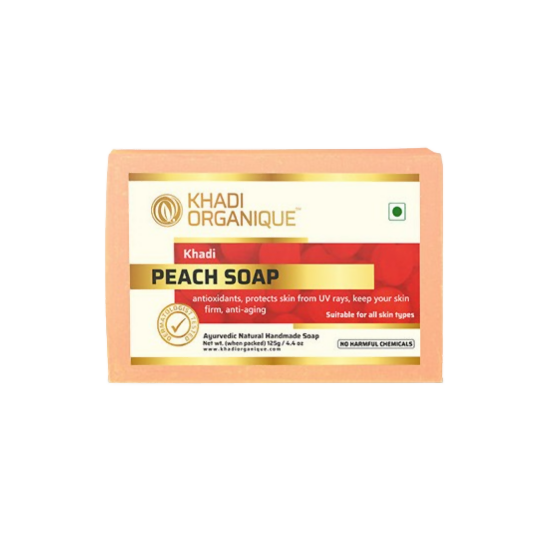Khadi Organique Peach Soap | Grocsy