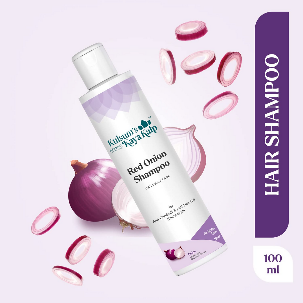 Kulsum's Kaya Kalp Red Onion Shampoo For Anti Dandruff & Anti Hair Fall | Grocsy