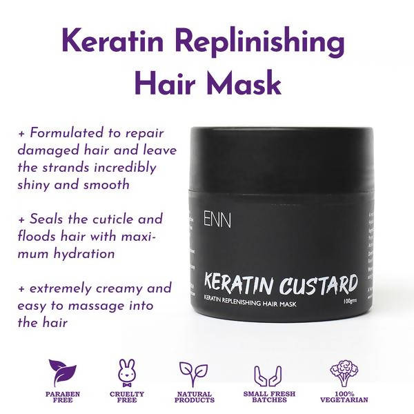 Enn Keratin Custard Keratin Replenishing Hair Mask | Grocsy