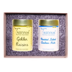 Tassyam Organics Dry Fruit Set - Salted Cashew and Kishmish | Grocsy
