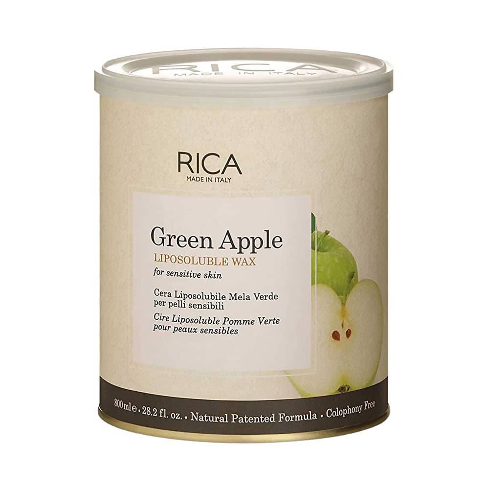 Rica Green Apple Liposoluble Wax For Sensitive Skin | Grocsy