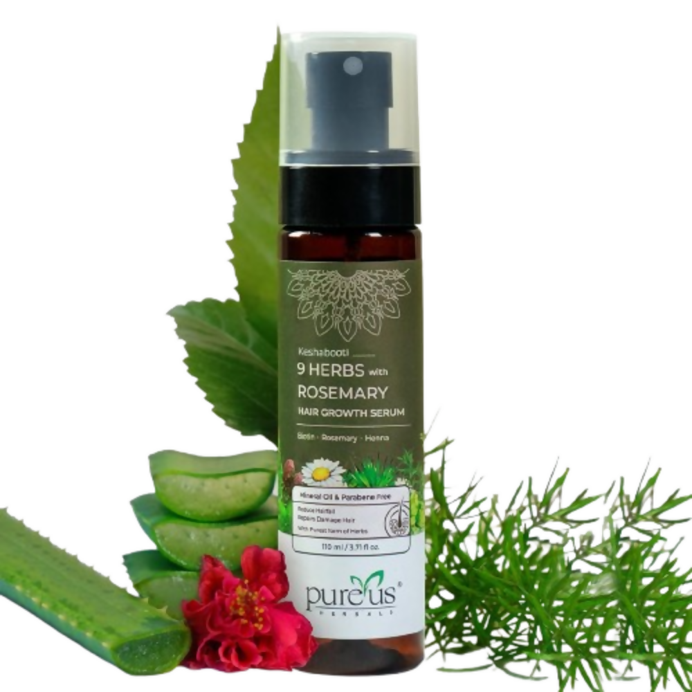 Pureus Herbals Keshabooti 9 Herbs Hair Growth Serum | Grocsy