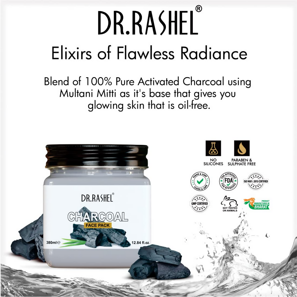 Dr.Rashel Charcoal Face Pack | Grocsy