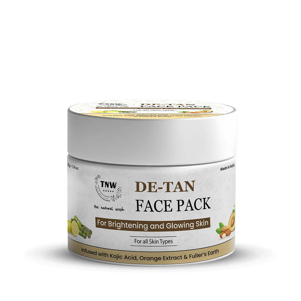 The Natural Wash De-Tan Face Pack for Glowing Skin | Grocsy