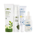 Plum Clear Skin CSMS (Cleanser, Serum, Moisturizer, Sunscreen) Combo With Green Tea & Niacinamide | Grocsy