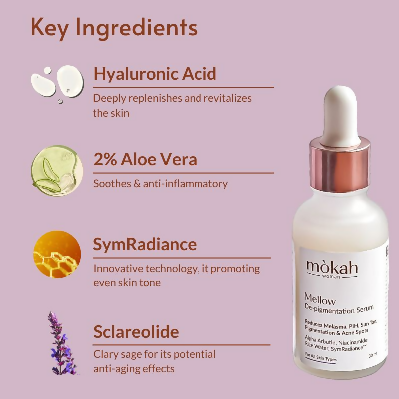Mokah Woman Mellow Depigmentation Serum | Grocsy