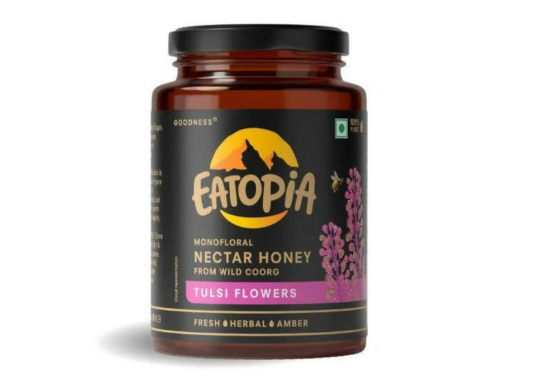 Eatopia Tulsi Flower Honey | Grocsy