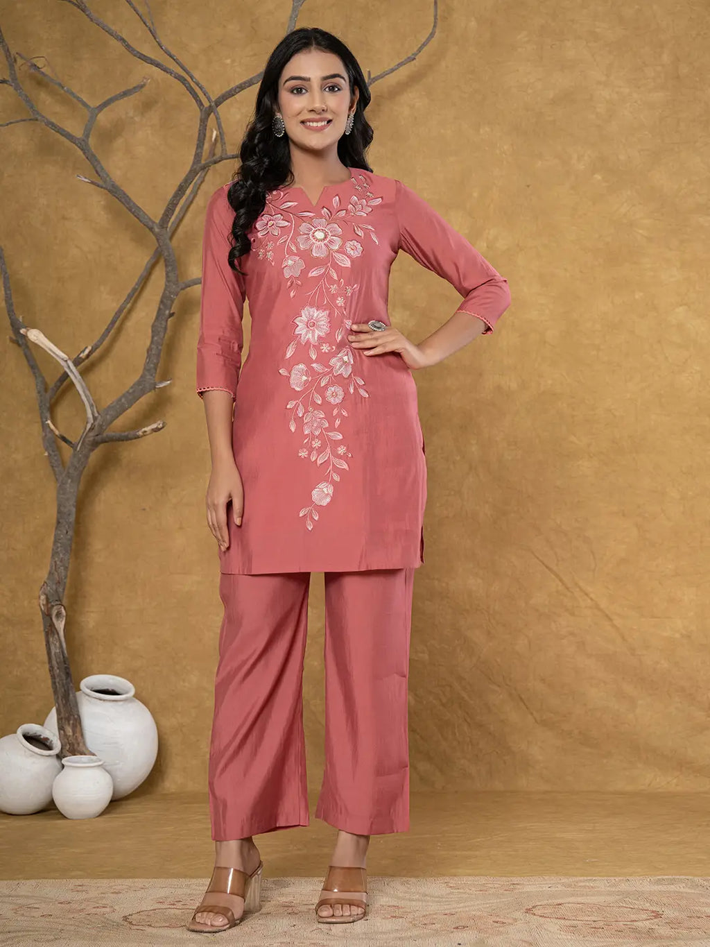 Yufta Rust Co-Ord Set | Grocsy
