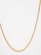 NVR Women's Set of 2 Silver & Gold Rhodium-Plated Minimal Chain | Grocsy
