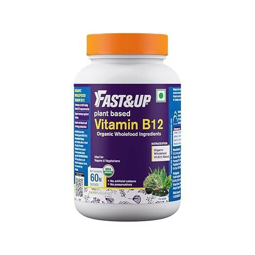 Fast&Up Plant Based B12 Tablets With Natural Methylcobalamin | Grocsy