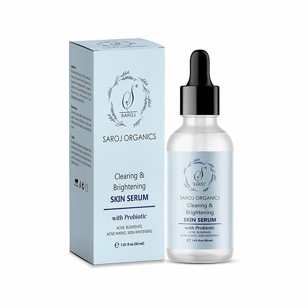 Saroj Organics Clearing And Brightening Skin Serum | Grocsy