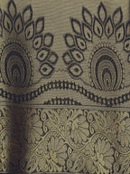 Mimosa Women's Banarasi Art Silk Multicolor Saree | Grocsy