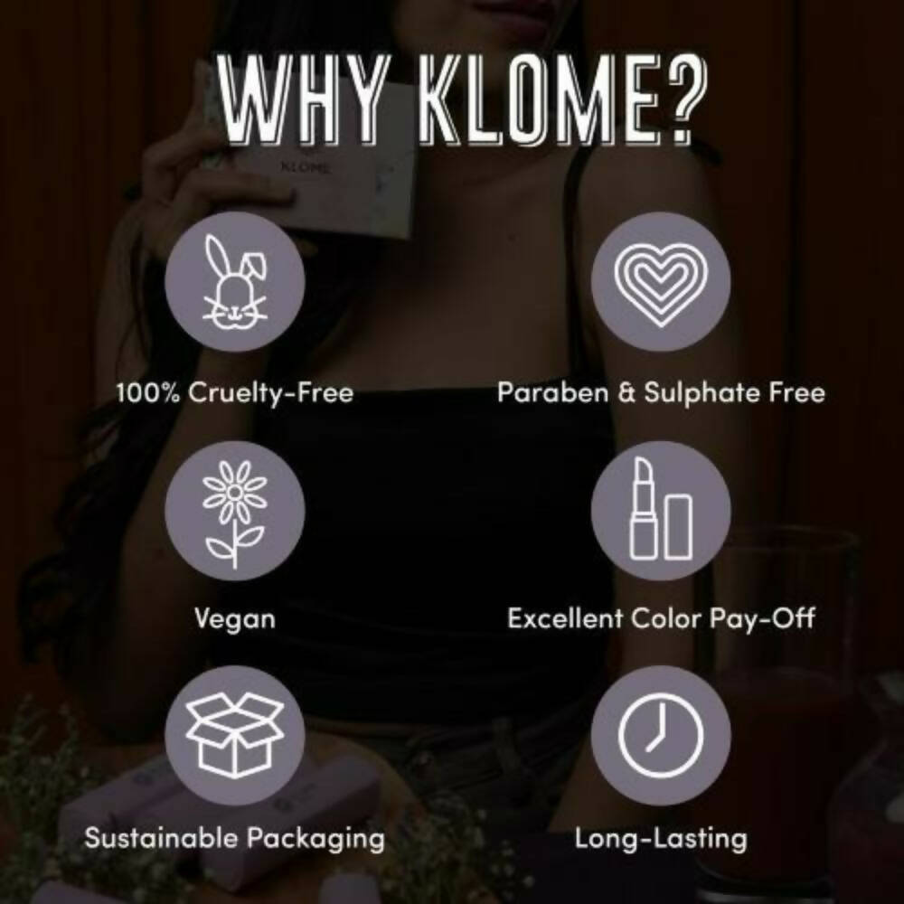 Klome Essentials Vegan Lipstick-Mini Cinnamon (Pale brown) | Grocsy