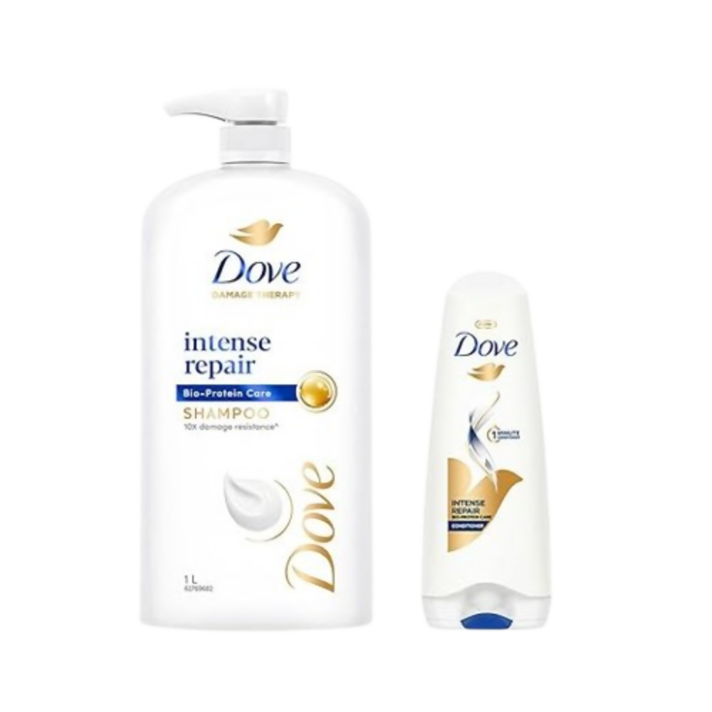 Dove Intense Hair Repair Shampoo & Conditioner Combo | Grocsy