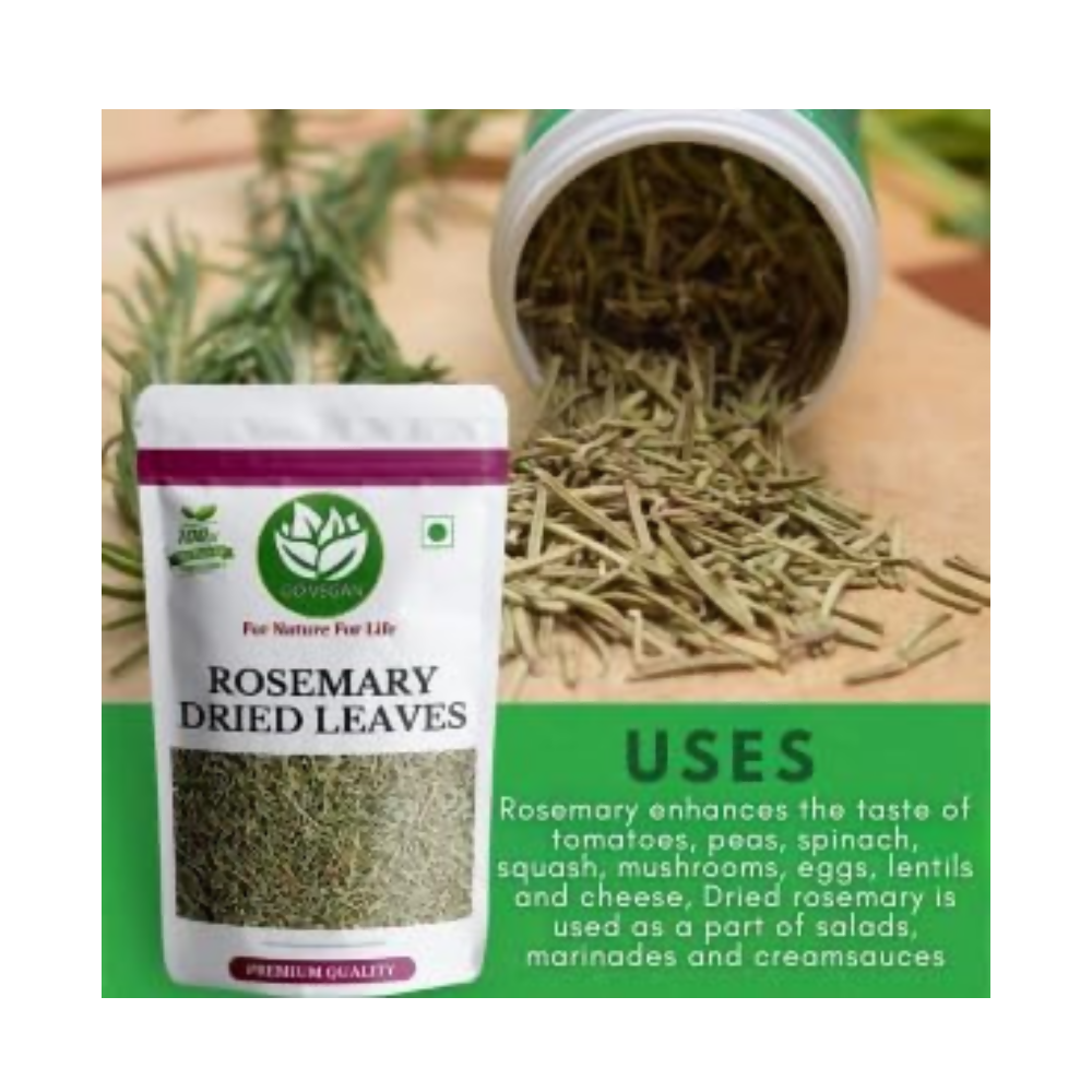 Go Vegan Rosemary Dried Leaves For Hair Growth | Grocsy