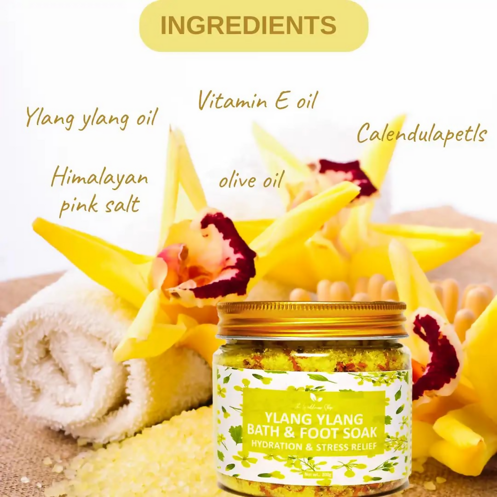 The Wellness Shop Ylang Ylang Bath & Foot Soak | Grocsy
