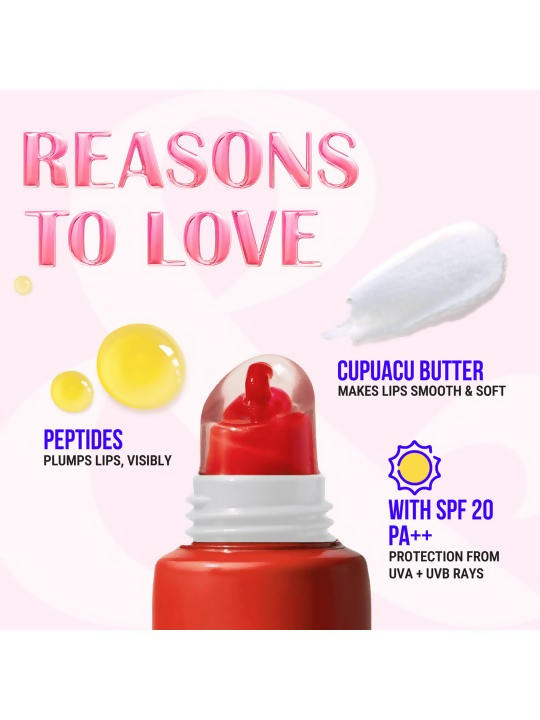 Blue Heaven Butter & Balm Peptide Infused Tinted Lip Balm with SPF20 PA++ - Cocoa | Grocsy
