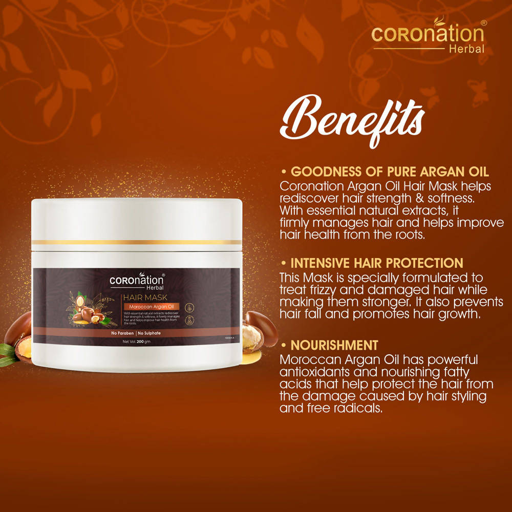 Coronation Herbal Moroccan Argan Oil Hair Mask | Grocsy
