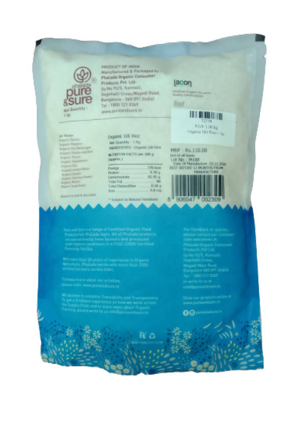 Pure & Sure Organic Idli Rice | Grocsy