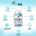 BM Wellness Natural Sleep Well Tablets (800mg) | Grocsy