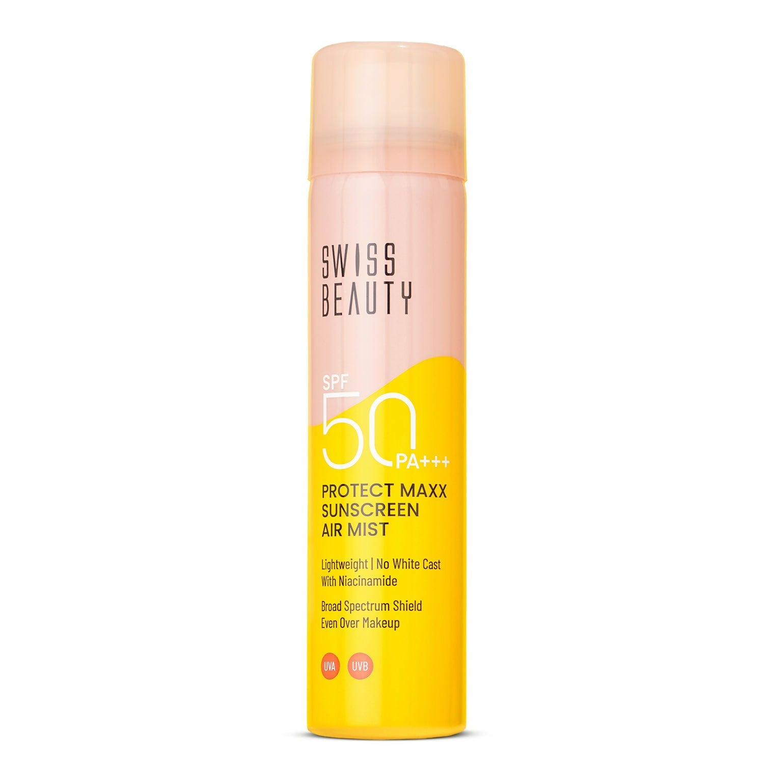 Swiss Beauty Protect Maxx Sunscreen Air Mist With SPF 50 PA+++ | Grocsy