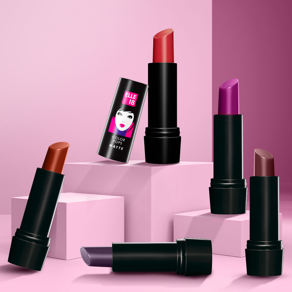 Elle 18 Color Pop Matte Lip Color - P22 Pink Stylist | Grocsy