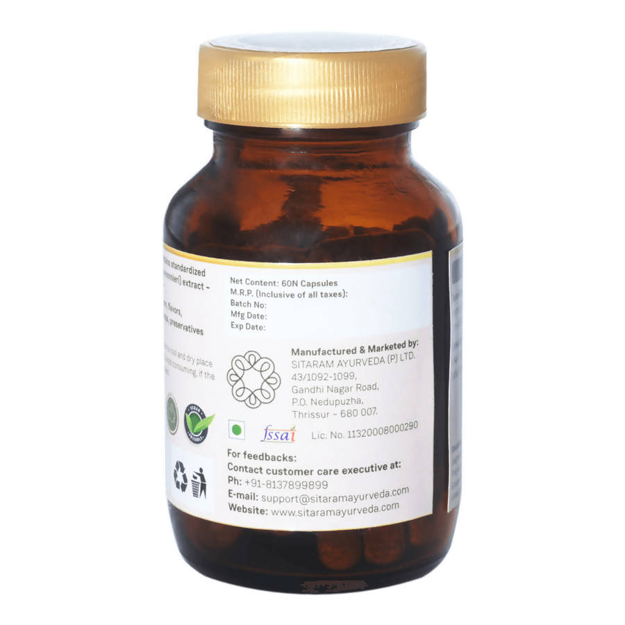 Sitaram Ayurveda Brahmi Capsules | Grocsy