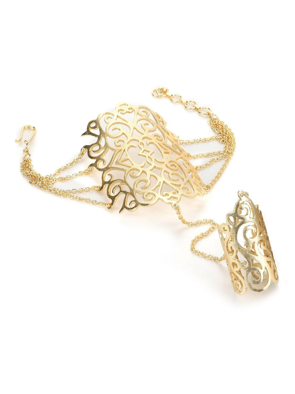 Filigree Hand Harness- Ruby Raang | Grocsy