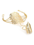 Filigree Hand Harness- Ruby Raang | Grocsy