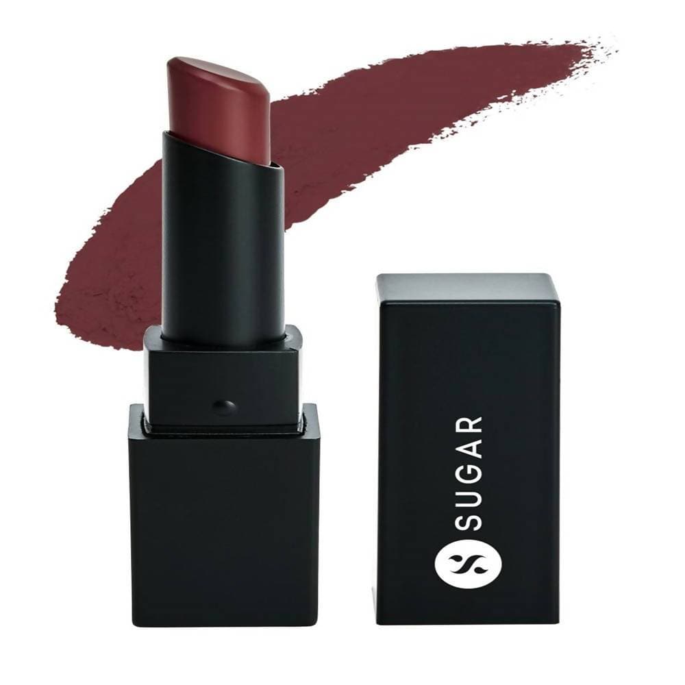 Sugar Nothing Else Matter Longwear Lipstick - Teak Over (Purple Brown,Brown Burgundy) | Grocsy