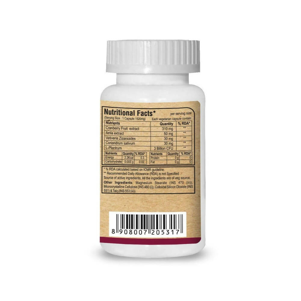 Pure Nutrition Cranberry & Amla Extract Veg Capsules | Grocsy