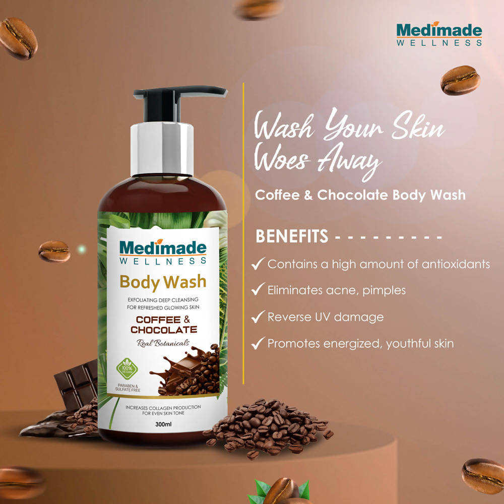Medimade Wellness Coffee & Chocolate Body Wash | Grocsy