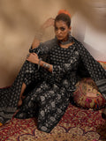 Indo Era Black Printed Straight Kurta Palazzos With Dupatta set | Grocsy