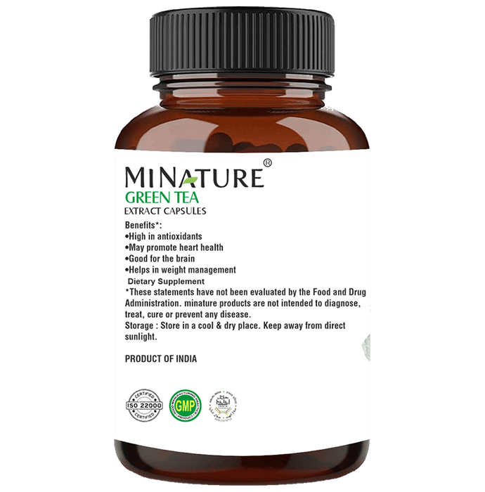 Minature Green Tea Extract Capsules | Grocsy