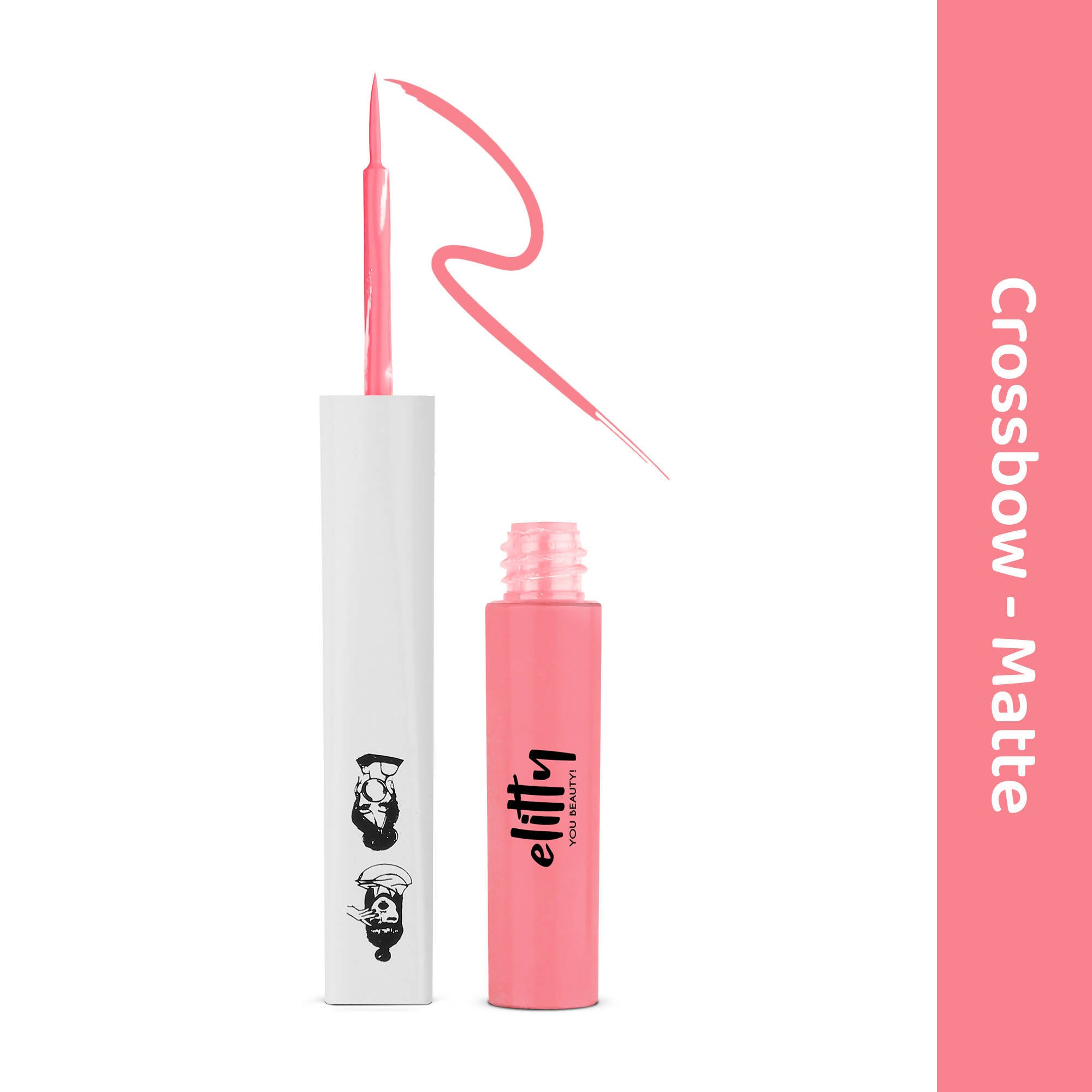 Elitty Eye Gotta Feeling - Pop Eyeliner Matte- Crossbow- Pink | Grocsy