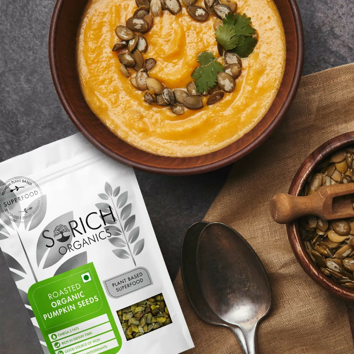 Sorich Organics Roasted Pumpkin Seeds | Grocsy