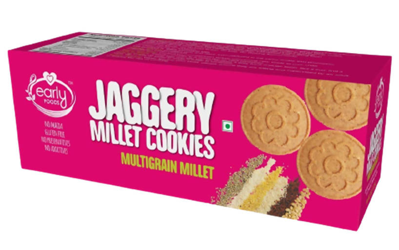 Early Foods Multi-Grain Millet Jaggery Cookies | Grocsy