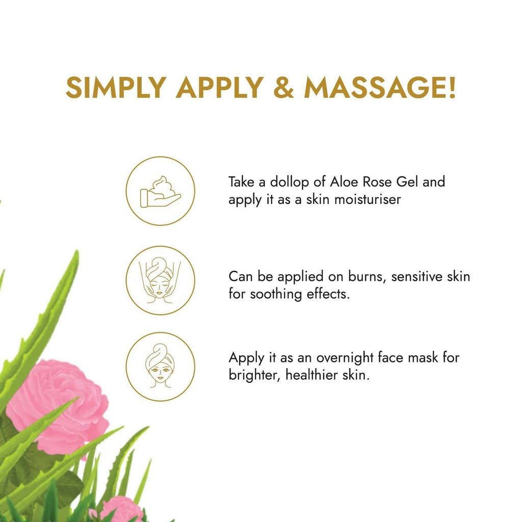 Kapiva Ayurveda Skin Rituals Aloe Rose Gel | Grocsy