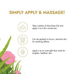 Kapiva Ayurveda Skin Rituals Aloe Rose Gel | Grocsy