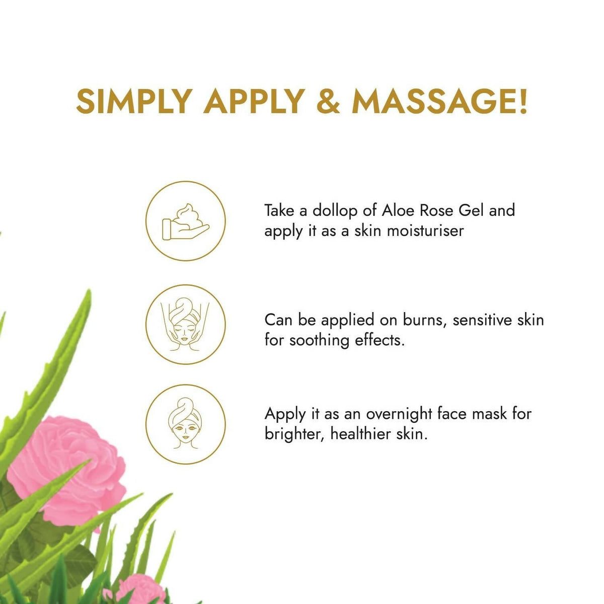 Kapiva Ayurveda Skin Rituals Aloe Rose Gel | Grocsy