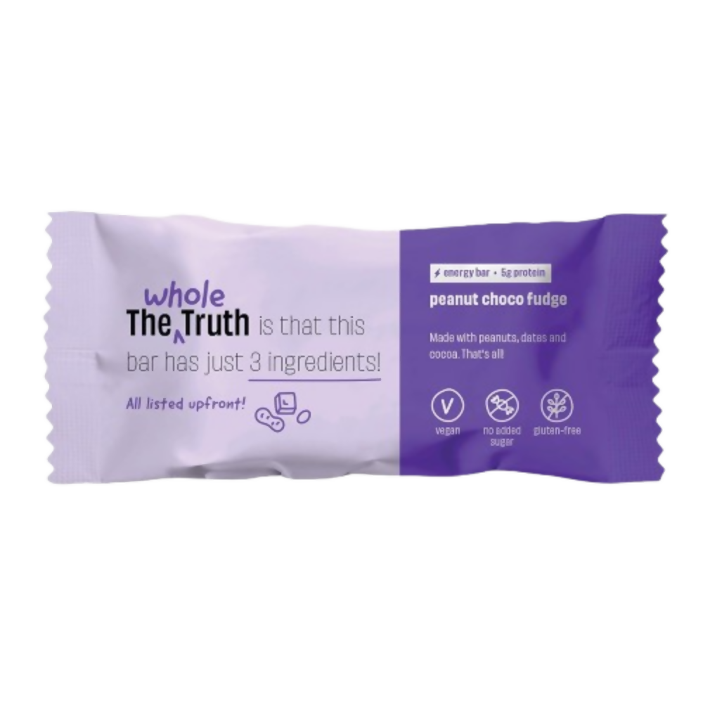 The Whole Truth Energy Bars - Peanut Choco Fudge | Grocsy