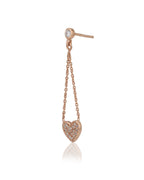 Gold-Polished With Pink Beaded Leaf Drop Earring For Women - Wahe Jewels - Swadesiicart