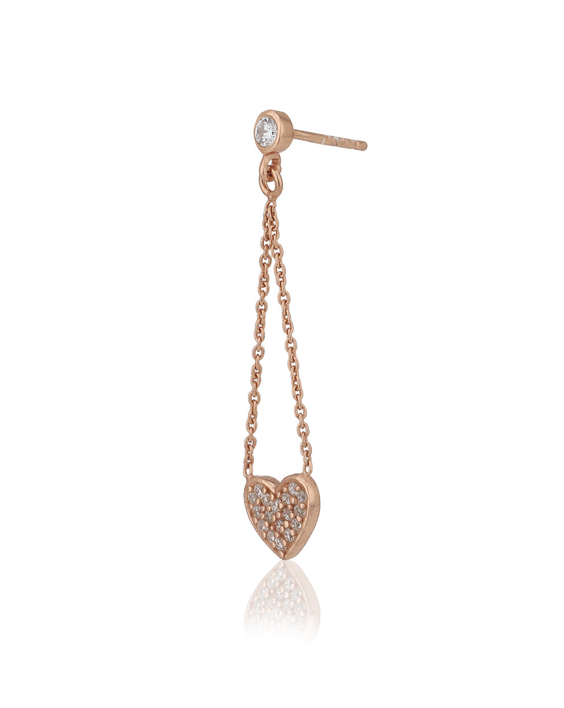 Gold-Polished With Pink Beaded Leaf Drop Earring For Women - Wahe Jewels - Swadesiicart