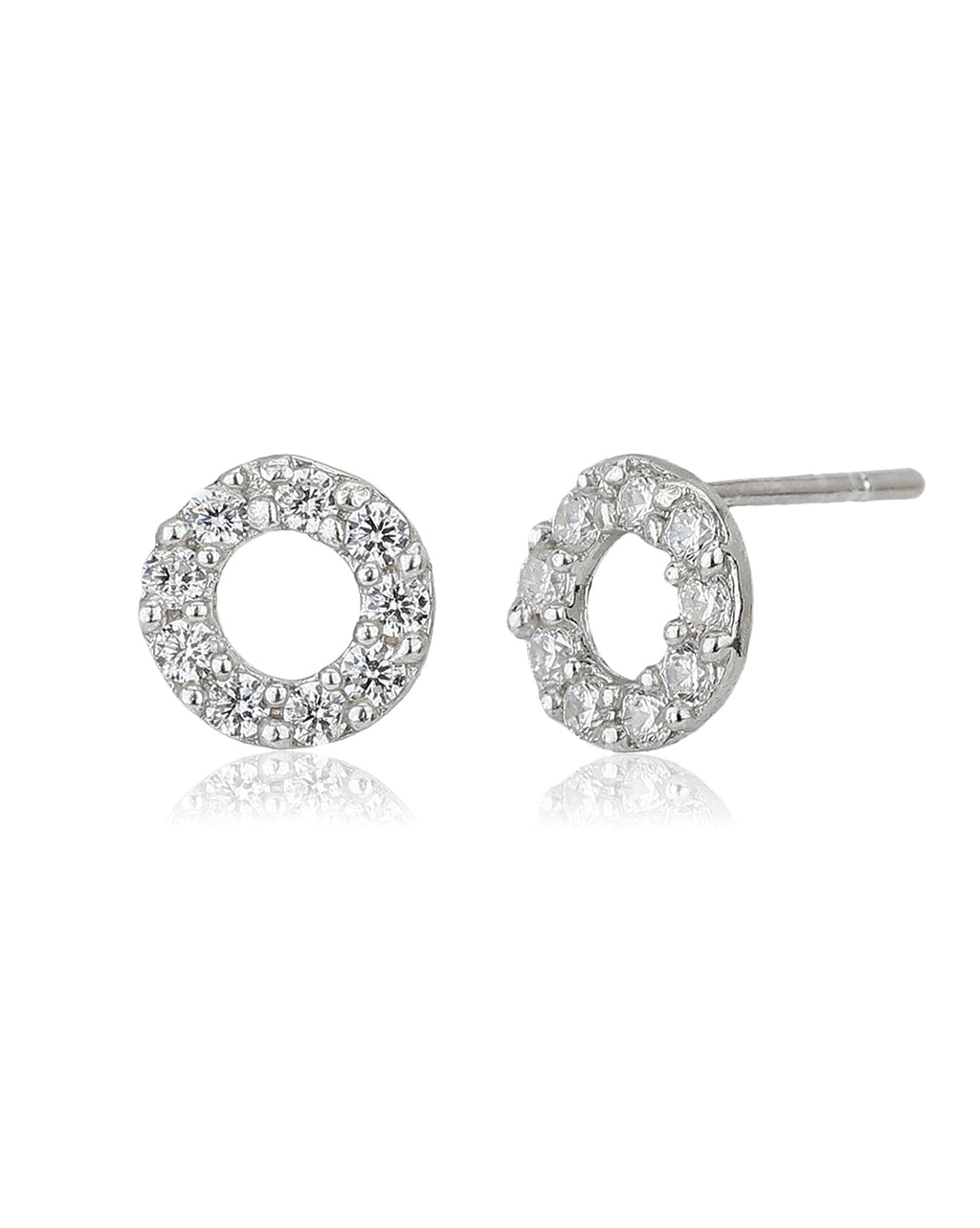 Set Of 2 Gold-Polished With Enamel & Cz Stud Earring For Girls - Wahe Jewels - Swadesiicart