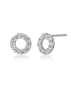 Set Of 2 Gold-Polished With Enamel & Cz Stud Earring For Girls - Wahe Jewels - Swadesiicart