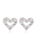 Rhodium Plated Teardrop Drop Earring With Dangling Pearl For Women - Wahe Jewels - Swadesiicart