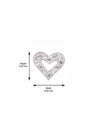 Rhodium Plated Teardrop Drop Earring With Dangling Pearl For Women - Wahe Jewels - Swadesiicart