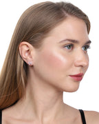 Premium Jwlry - Silver & White Toned Pearls Studded Rhodium - Plated Contemporary Handcrafted Drop Earrings - Wahe Jewels - Swadesiicart