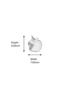 Gold-Polished With Cz Ear Lobe Earring For Women - Wahe Jewels - Swadesiicart
