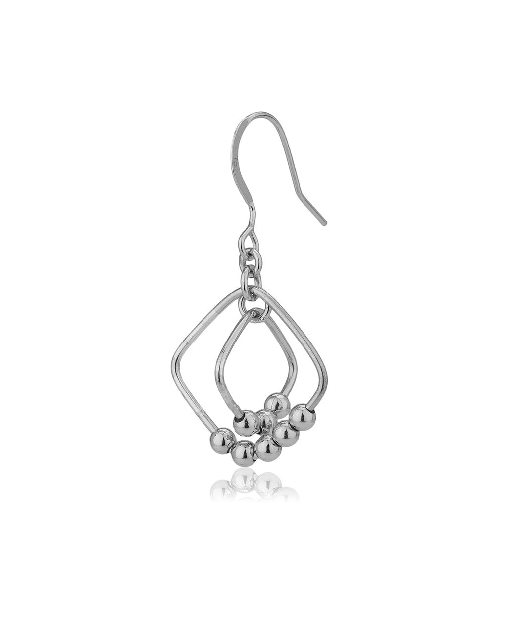 Gold-Polished Cz Contemporary Drop Earring For Women - Wahe Jewels - Swadesiicart